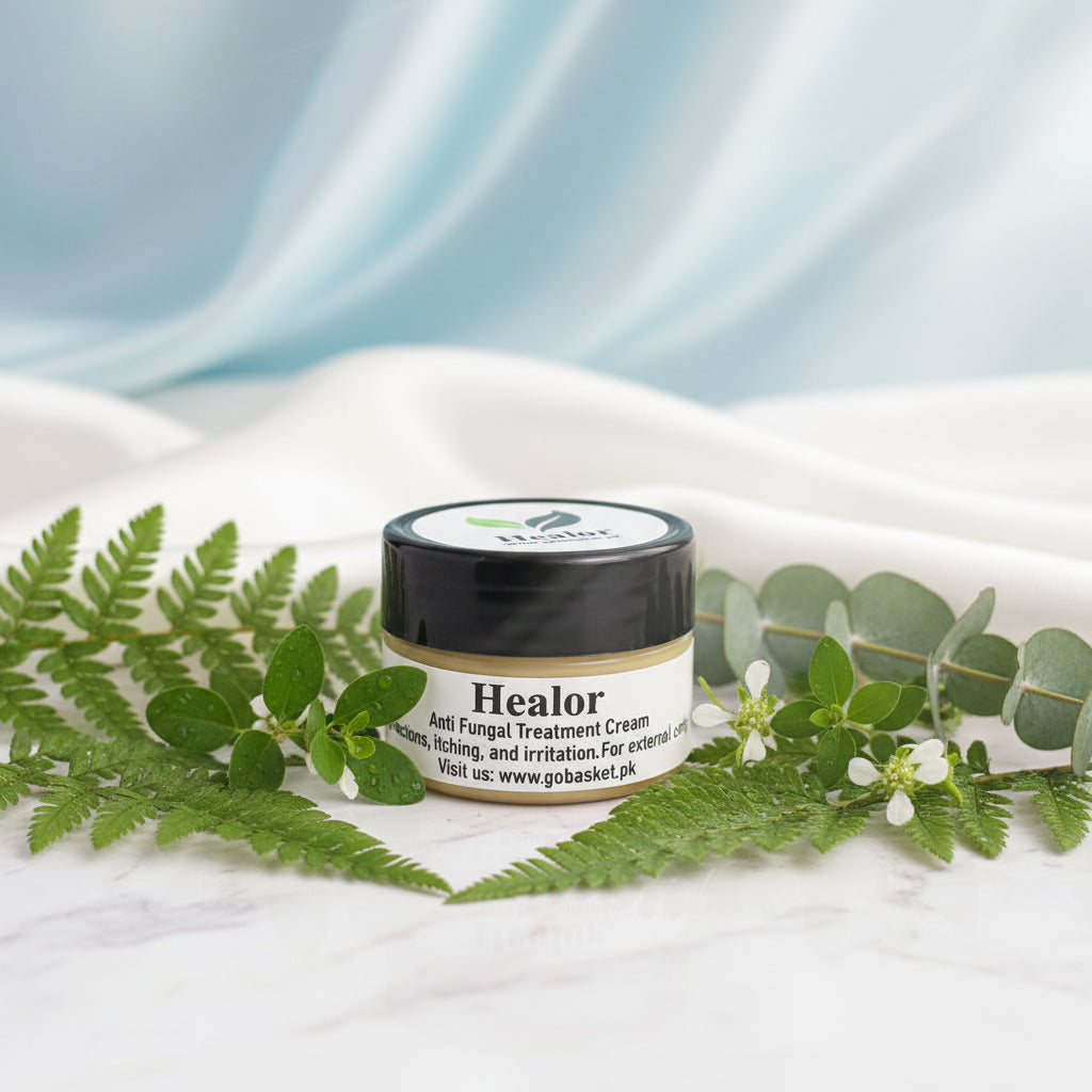HEALOR (Anti-fungal treatment cream).