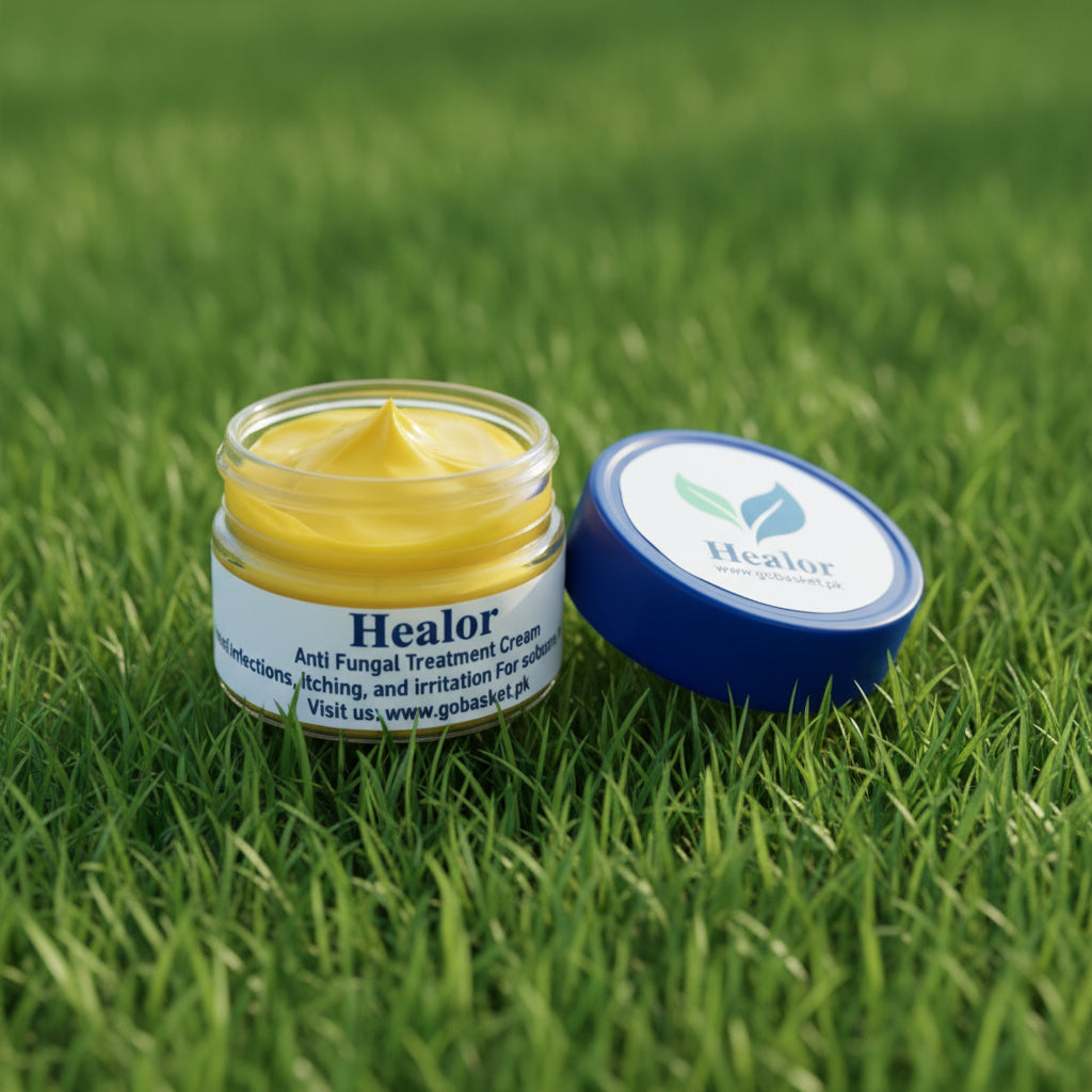 HEALOR (Anti-fungal treatment cream).